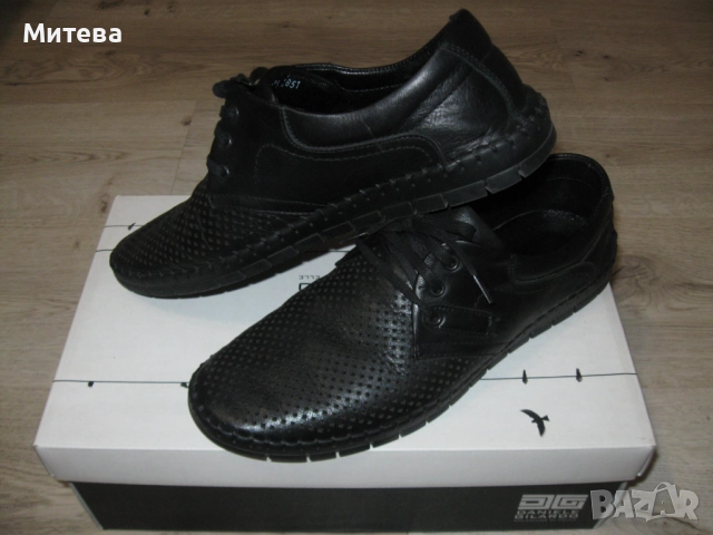 Daniele Gilardo мъжки обувки естествена кожа 41 номер, снимка 2 - Спортно елегантни обувки - 52597471