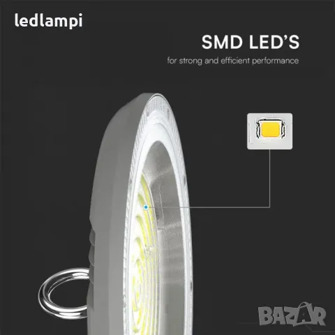 LED Индустриална Камбана 150W CCT 3in1, снимка 2 - Други - 48295522