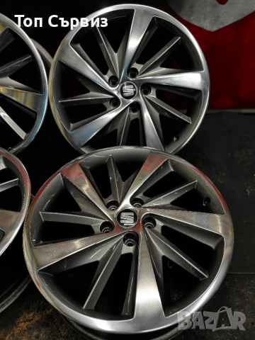 Оригинални алуминиеви джанти за Сеат (Seat), 18 цола, 5х112, снимка 5 - Гуми и джанти - 53620128