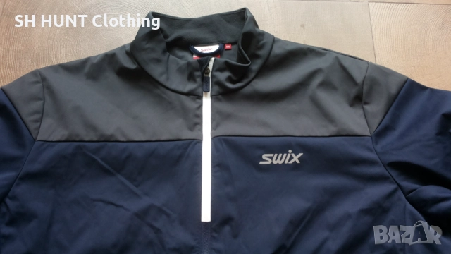 SWIX CROSS JACKET M's Dark Navy Размер 3XL мъжка еластична горница 2-55, снимка 4 - Якета - 52727774