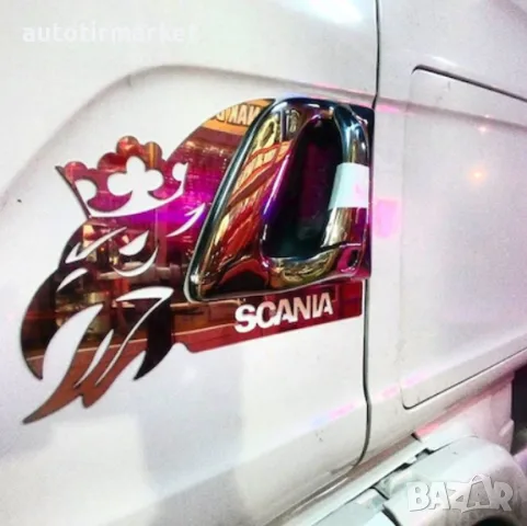 Декорация хром за дръжка Scania/98 – 16 – KKSC138