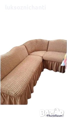 Калъф за кухненски ъглов диван без подлакътници , снимка 1 - Покривки за легло - 38025850