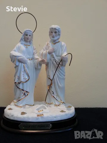 Порцеланова статуетка - Йосиф и Мария, снимка 4 - Статуетки - 47738312
