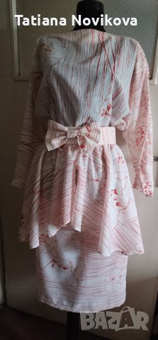 Елегантна официална  рокля  от лека коприна 