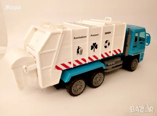Детски камион за смет с дистанционно управление волан с звук и светлина 3230, снимка 7 - Коли, камиони, мотори, писти - 48411629