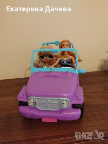 Продавам джип кабрио и две кукли Барби , снимка 2 - Кукли - 51687052