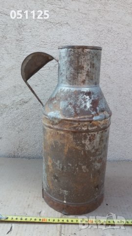 Метален възрожденски гюм за мляко - 8 литра , снимка 5 - Антикварни и старинни предмети - 40300578