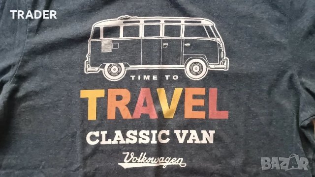 Volkswagen VW classic van ван микробус тениска с къс ръкав Vans, снимка 4 - Тениски - 34207676