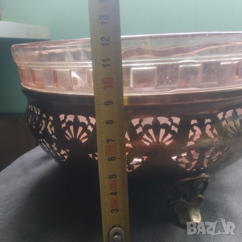 купа,фруктиера арт деко, снимка 3 - Антикварни и старинни предмети - 40224749