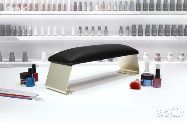 Маникюрна опора за ръце с неплъзгащи се крака от алуминиева сплав, HR602 (черен), снимка 2 - Други стоки за дома - 49097038