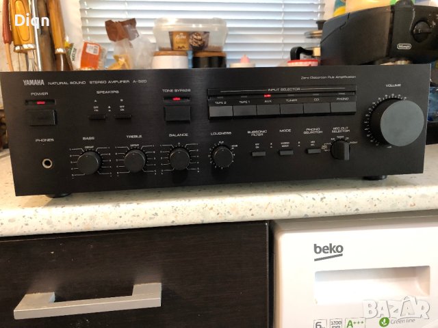 Yamaha A-520, снимка 10 - Ресийвъри, усилватели, смесителни пултове - 42370869
