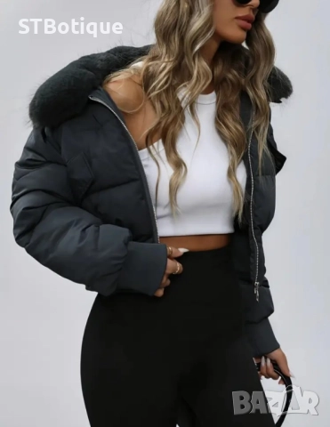 🩵 Дамско пухено яке с вдъхновение от Близкия изток – STBoutique 🩵, снимка 7 - Якета - 52021765