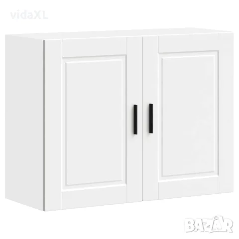 vidaXL Кухненски стенен шкаф Porto, бял, инженерно дърво, снимка 1 - Шкафове - 56148225