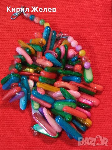 КРАЛСКИ СЕДЕФ ПРЕКРАСНА ОГЪРЛИЦА 1570, снимка 9 - Колиета, медальони, синджири - 29771870