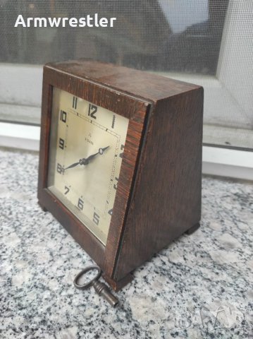 Стар Немски Каминен Часовник Хамбург Американ, снимка 4 - Антикварни и старинни предмети - 40951750