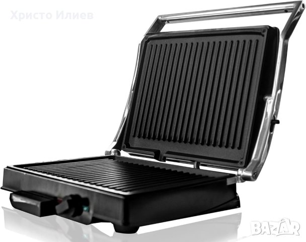 Електрическа Грил Скара Тостер 1800W с незалепващо покритие