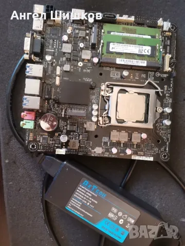 Дънна платка ITX Asus Prime H310T2 R2.0 Socket 1151 + I5-8400 6x2800MHz 4000MHz + 16GB DDR4 3200MHz