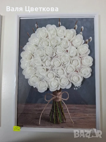 3Д рамки с вечни рози, снимка 4 - Декорация за дома - 51095038