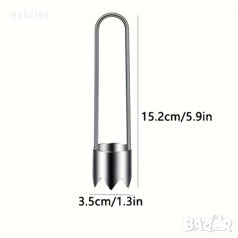 Инструмент за почистване на плодове и зеленчуци от семките, снимка 8 - Съдове за готвене - 51694546