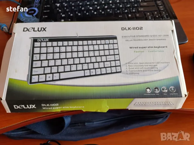 КЛАВИАТУРА  С КАБЕЛ БЯЛА DLK-1102