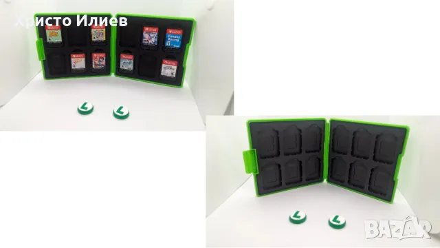 Nintendo Switch Кутия за Съхранение на 12 игри 3D Super Mario Луиджи Нинтендо Органайзер Кейс, снимка 6 - Игри за Nintendo - 47294776