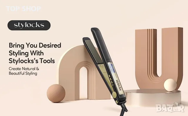 Stylocks професионална пресаза коса с регулируема температура 80-230 градуса, снимка 3 - Преси за коса - 48507715