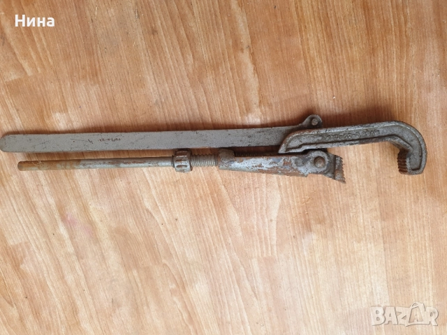 изправен тръбен ключ, снимка 2 - Ключове - 51832005