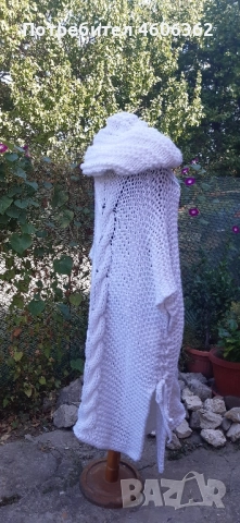 ръчно изплетено пончо , снимка 8 - Други - 51855352