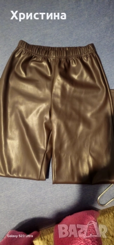 Дамски кожен панталон