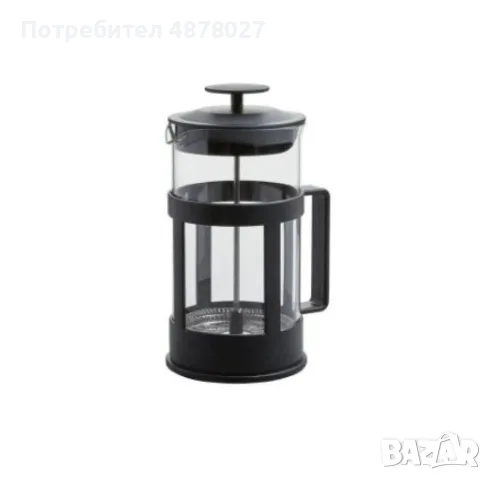 Френска преса за чай и кафе, 350мл/600мл., Стъкло с пластмасова основа, снимка 7 - Аксесоари за кухня - 55805005