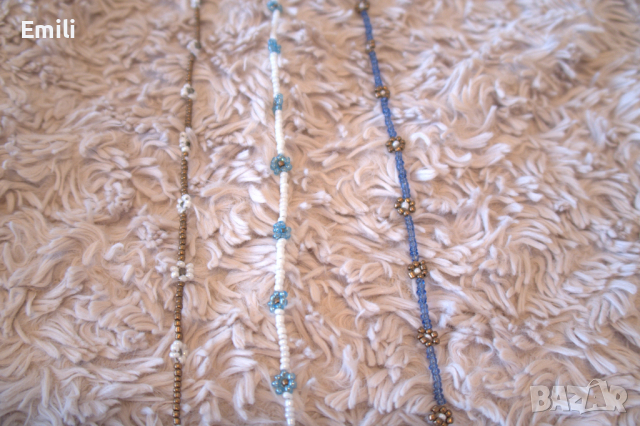 Ръчно изработен чокър (Колие), снимка 5 - Колиета, медальони, синджири - 36169340