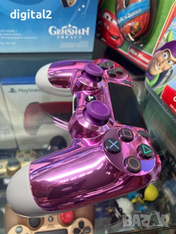 Джойстик Sony PS4 DualShock 4 ,Розово златен Оригинален, 2 г гаранция, снимка 2 - PlayStation конзоли - 53633884