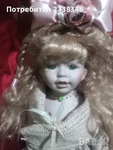 Старинна порцеланова кукла със стойка , снимка 8 - Кукли - 49335234