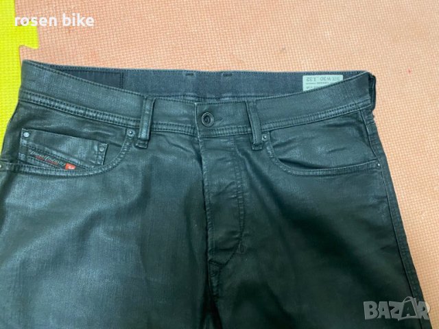 ''DIESEL Tepphar High Shine Black Wash 0663Q Slim Carrot Jeans''оригинални мъжки дънки 32 размер, снимка 5 - Дънки - 39011285