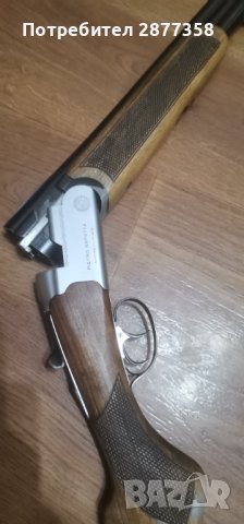 Италианска ловна пушка Берета S55 Patent 12 кал. КАПАРИРАНА!! , снимка 2 - Ловно оръжие - 41954374