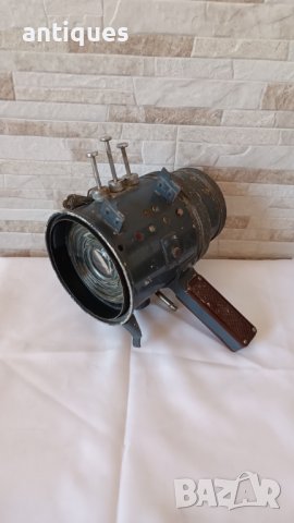 Стар сигнален корабен прожектор - МСНП-125 - Сделано в СССР - 1975 година, снимка 1