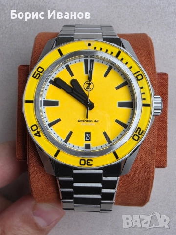 Zelos Swordfish 42mm SS Ember Orange