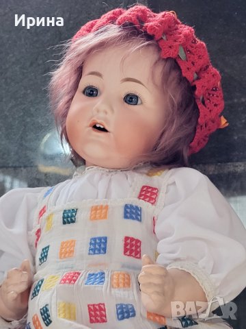 Антична бебешка кукла Хилда, произведена от Nippon преди 1921 г 45 см., снимка 7 - Колекции - 42213856