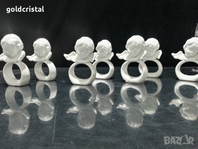 порцеланови салфетници ангелчета , снимка 11 - Антикварни и старинни предмети - 53226189