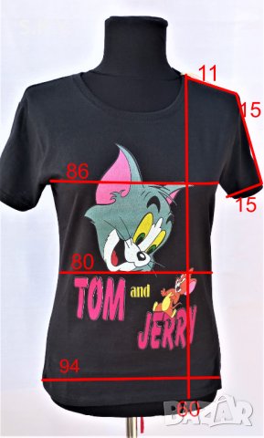 Тениска Том и Джери, снимка 4 - Детски тениски и потници - 39778741
