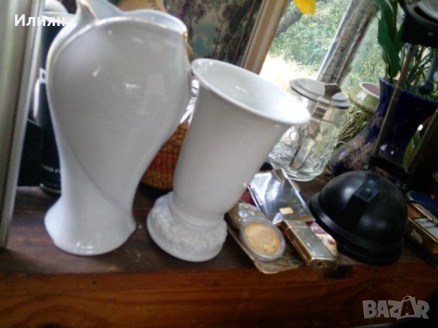 Красива винтидж порцеланова ваза , снимка 5 - Антикварни и старинни предмети - 41349515