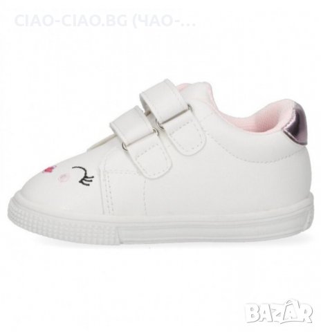 №18-№23, Бебешки обувки за момиче, бели с цветни декорации BUBBLE KIDS, снимка 6 - Бебешки обувки - 39952677