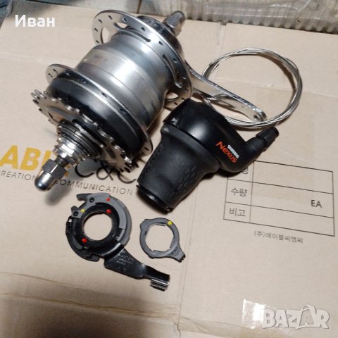 Задна главина - контра с 7 вътрешни скорости ,SHIMANO NEXSUS ., снимка 4 - Части за велосипеди - 41411454