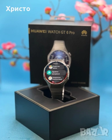 ГАРАНЦИОНЕН!!! Смарт часовник Huawei Watch GT 6 Pro, 46MM, Titanium , снимка 4 - Смарт часовници - 53561253