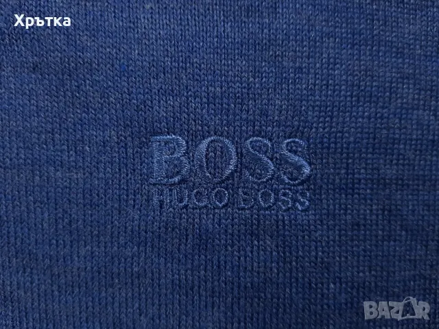 Hugo Boss - Оригинален мъжки пуловер размер M, снимка 5 - Пуловери - 47766659