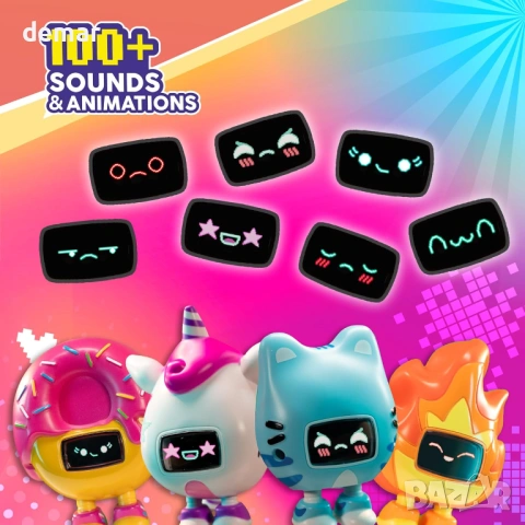 BEEP BOOP Miao Miao, ръчна електронна играчка, интерактивен домашен любимец, 5+ години, снимка 5 - Образователни игри - 53781960