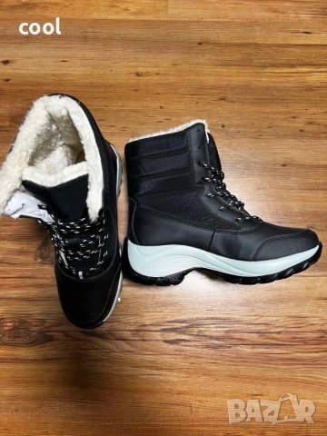 Дамски зимни боти – размер 37, нови и топли, снимка 2 - Дамски боти - 51974774