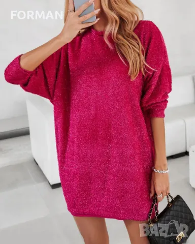 Цикламена рокля/туника 3ХЛ/4ХЛ размер 