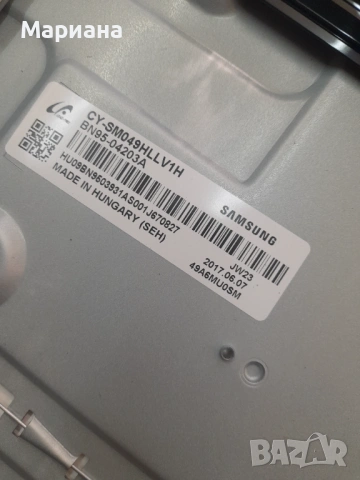 SAMSUNG UE49MU8005T, снимка 2 - Части и Платки - 53618386