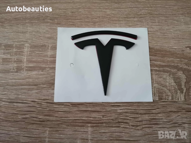 черен гланц лого Tesla , снимка 4 - Аксесоари и консумативи - 51986262